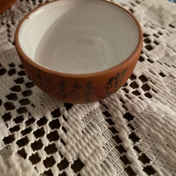 Yixing Zhusha Lidded teapot and 6 cups 1bowl Gongfu Tea set. - Picture 7 of 10